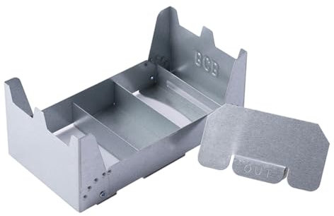 BCB Adventure Unisex Fire Dragon Klappkocher und Windschutz, Silber