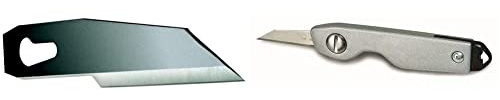 Stanley 0 10 598 Couteau scalpel de poche (Import Grande Bretagne) + Stanley 5901 (50) Knife Blades Str'Ght 1 11 221