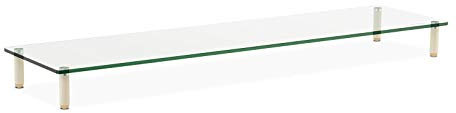 Fromm & Starck Star_SSD_06 Schreibtischaufsatz Monitorerhöhung Bildschirmerhöhung 2 Monitore aus Glas