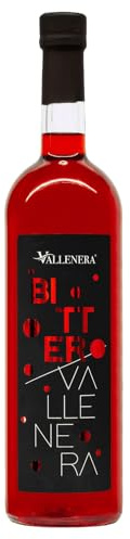 Vallenera Bitter, Aperitivo Alcolico da Infuso a Base di Erbe Amare, Piante Aromatiche e Frutta, 25% Vol, 0,7 L..