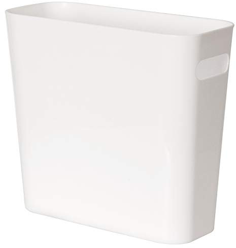 Youngever 5L Schlanker Mülleimer aus Kunststoff, Papierkorb, 5L Kleiner Mülleimermit Griffen, für Zuhause, Büro, Wohnzimmer, Arbeitszimmer, Küche, Kosmetikeimer Badezimmer