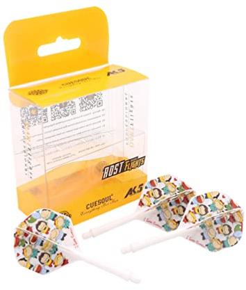 CUESOUL Rost Ejes de Dardos Integrados y vuelos de Dardos de Forma estándar, Juego de 3 Piezas (CS-AK58X-WW)