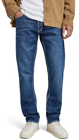 G-STAR Mosa raka jeans för män, Blå (Faded Atlantic Ocean D23692-c052-g119), 31W / 34L