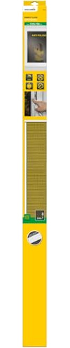 Schellenberg 70475 Moustiquaire fenetre Easy Click avec tissu anti-pollen 130 x 150 cm, sans percer, moustiquaire antipollen à clipser, moustiquaire de fenêtre remplaçable sans problème, blanc