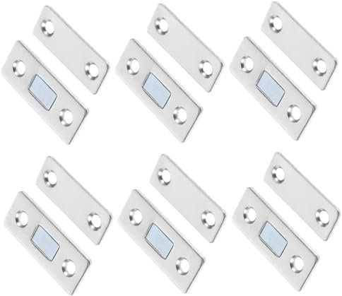 TOPPERFUN Türverschluss Magnet Schranktürmagnete Dünn Magnetverschluss Für Schranktüren Und Schrankmagnete Zum Aufkleben Robuster Und Langlebiger Magnetriegel Für Möbel