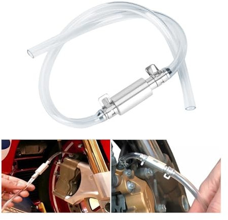 JNNJ Motorrad Bremse Bleeder, Auto Bremsen Entlüftungsrohr, Einwegventil Motorrad Bremse Bleeder, Kupplung Blutschlauch Werkzeug Kit, Für Modelle Hydraulischen Bremsen