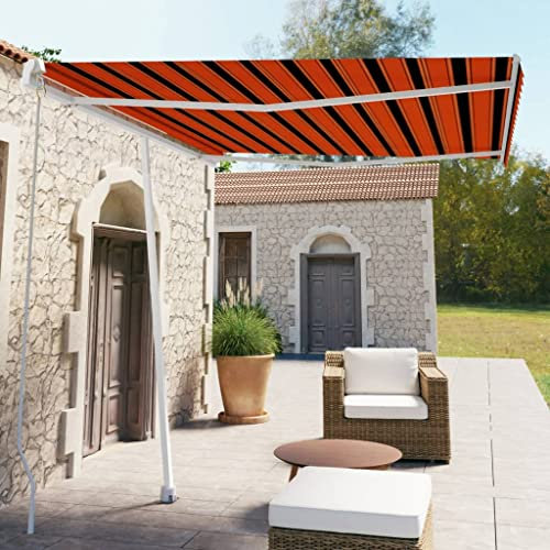 XNZJHPP Haus & Garten – Freistehende manuell einziehbare Markise 300 x 250 cm, für den Außenbereich