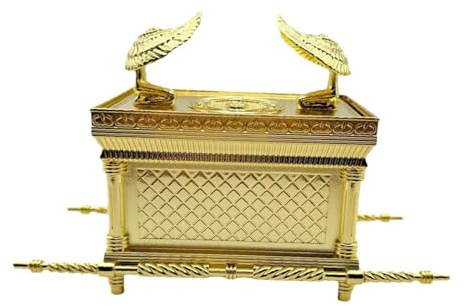 MagiDeal - Estatua Religiosa Modelo Arco de Alianza, Ornamento de Colección, Caja de Almacenamiento Decorativa para Joyas, Escultura para Oficina y Salón, 16 x 6,5 x 10,5 cm