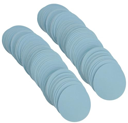 Dischi abrasivi in ceramica da 75 mm, con gancio e anello, grana 240, 200 pezzi