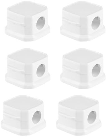 Magnetischer Kabel-Clip, 6 x Magnet-Ladekabelhalter, verstecken Sie Handy-Ladekabelhalter, stark klebend, Schreibtischzubehör für Nachttisch, Schreibtisch, Auto