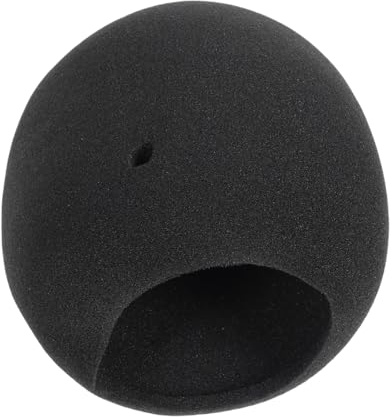 BESTonZON Windproof Sponge Microphone Windscreen Cover Compatible with Blue Snowball Studio Mic, Protective Foam Mic Cover for Karaoke and Ktv Use