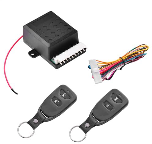 Car Central Locking Kit | 12V Remote Door Locking Vehicle Keyless Entry System | Automatic Electric Door Lock Actuator For Car, Auto, Truck, Vehicles