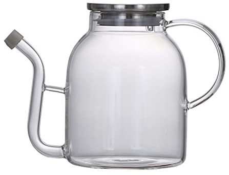 Premium Glas-Fettabscheider für Soße und Speisefett, Ölabscheider mit Filter, 13 x 17 cm