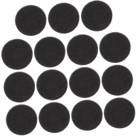 HAPINARY 15pcs Portable Reusable Makeup Brush Cleaning Sponge Box Compact Black Brush Cleaner Tools for Women Quick Drying and Easy to Use