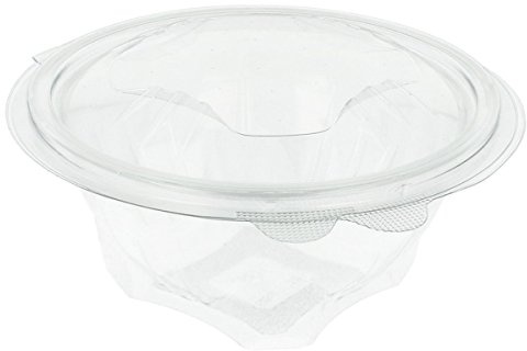 García de Pou 194.10 - Saladiers Avec Charnière 500 Ml Ø 13,1X8,4 Cm Transparent Pet - 75 unités