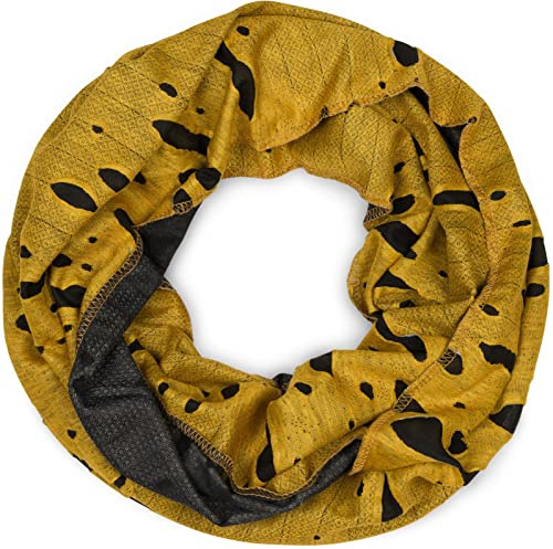 styleBREAKER Unisex Loop Schal Destroyed used 80x37cm | Schlauchschal. Risse und Löcher im Oberstoff. Fransen. 2-3 mal wickelbar. Rundschal. weiche Haptik.