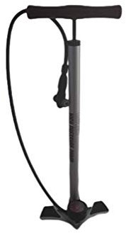Gonfiatore, pompa ad aria da terra Giyo GF-01N con manometro per bicicletta, 66 x 22 cm