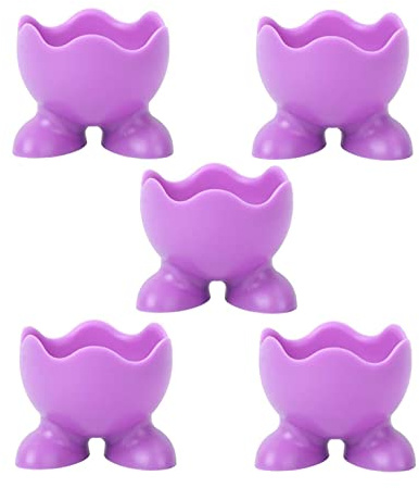 XLKJ Juego de Hueveras de Silicona, Portavasos para Huevos, Huevera Taza de Silicona para, Desayuno de Huevos Cocidos en la Cocina, Utensilios de Cocina