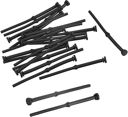 sourcing map 20 Stück Gehäuselüfter Befestigung Schrauben Silikon Reduziert Geräusche Vibrationen Befestigungsstift Niet 6.7mm x 70.7mm für PC Gehäuse Lüfter