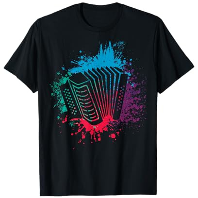 Akkordeon Steirische Harmonika Akkordeonspieler Band Polka T-Shirt