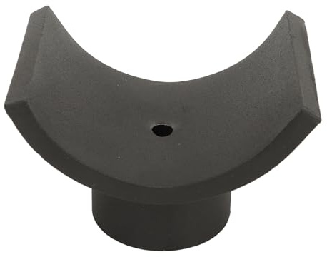Adaptersattel für Wagenheber, Achsadapter für 12-Tonnen-Flaschenwagenheber, Wagenheber Adapter Sattel Hochfester Hydraulischer Hubachssattel für 3-Zoll-Rohr, Schwarz