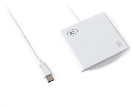 SCROY ACR40U USB-Smartcard-Lese-/Schreibgerät für Smart Card, Digitale Signatur, Medizin, Gesundheitswesen, Militär, Regierung, Fahrtenschreiber, Identitätskontaktchip eID CAC IC (USB-C)
