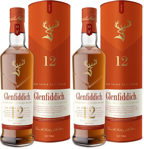Glenfiddich Triple Oak 70cL, 700 milliliters (Lot de 2)