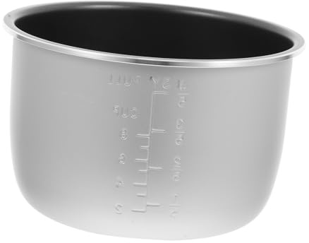 Gatuida Recipiente para Eléctrica Interior de Aleación de Aluminio | Plata, Antiadherente y Resistente al Desgaste, Calentamiento Rápido, para Cocinar al Vapor y Hervir