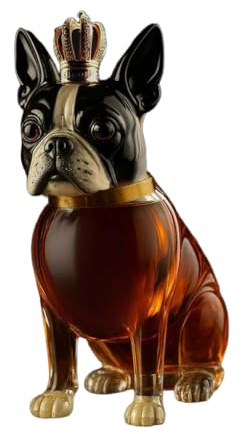 Carafe à Bourbon - Bouteille Décanter En Verre En Forme De Chien Pour Whisky - Contenant En Verre En Forme D Animal Pour Alcool Tequila Vodka Vin Cocktail Idée Cadeau Pour Homme Père Anniversaire Du