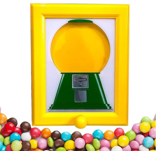 Handy C-andy Frame, Bilderrahmen-Bonbonspender Für Kinder, Automatischer Kaugummiautomat Zur Wandmontage, Niedlicher Hängender Bonbonspender Als Wohnaccessoire Für Bonbons, Nüsse, Hunde- Und Katzenlec
