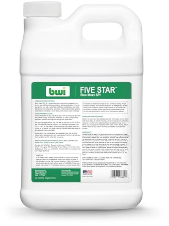 Blue MAXX SPI Blue Dye Spray Colorant to Improve Coverage & Reduce Overlap - Fully Concentrated, Water-Soluble Marker Dye for Turf, Lawn & Agricultural Spraying (2.5 Gallon)