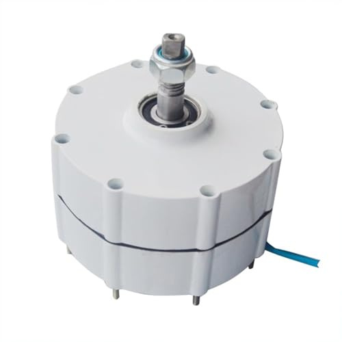 Aerogenerador Eolico Turbina de viento y turbina de agua de baja velocidad 600W 800W 1000W 12V 24V 48V generador de imanes permanentes sin engranajes turbina de viento Horizontal(With Base,24V,600W)
