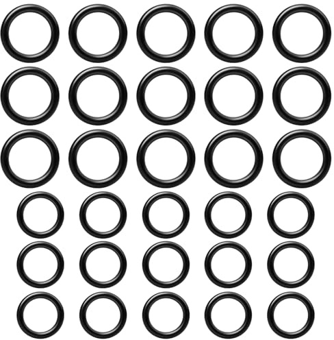 100 Pack O Rings for Sun Joe, Ryobi, Greenworks, Briggs & Stratton, Honda, and Most 1/4 & 3/8 Quick Coupler Connector Replacement Kit Pressure Washer Brands - (50pcs 1/4 + 50pcs 3/8)