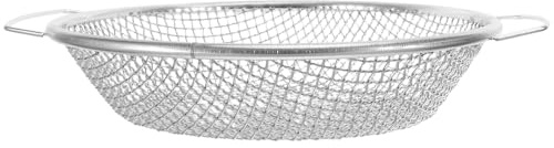 CIYODO Edelstahl Bodensieb 30cm mit Doppelgriff Feinmaschiges Gartensieb für Bodenproben Kompost Gartenbau Robustes Erdsieb für Landwirtschaft und Gartenlabor