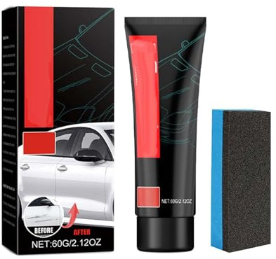 Scratch Free Stove Top Scratch Remover, Multipurpose Cooktop Cleaner,Cooktop Heavy Duty Cleaner and Polish, Polishing Wax for Glass Ceramic Stove Top, Car Paint Scratch Repair, with Sponge (1PC)