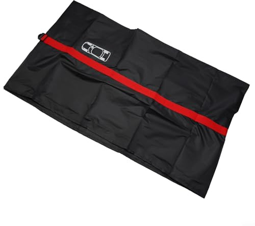 Gdfnmogo Housse de pneu de secours pour roues de 33 à 58,4 cm, sac de rangement réglable en taffetas polyester avec poignée de transport, convient aux SUV et véhicules de tourisme (L)
