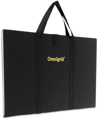 Dritz Omnigrid Fold-Away Cutting & Pressing Station, 13' x 19', Black