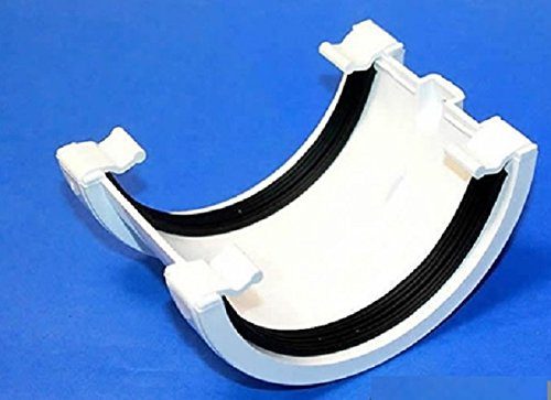 Marshall Tufflex Half Round Gutter 112mm Union Joint RWU1 (White)