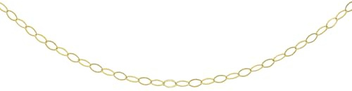Carissima Gold Damen 9k (375) Gold 0.6mm Verlötet Trace Kette
