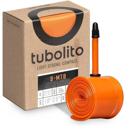 Tubolito - MTB S-Tubo ultraleichter Fahrradschlauch | leichtester Mountainbikeschlauch | perfekter Ersatz für schlauchloses System | 27,5 Zoll und 29 Zoll für 4,6 cm bis 6,3 cm Standardreifen