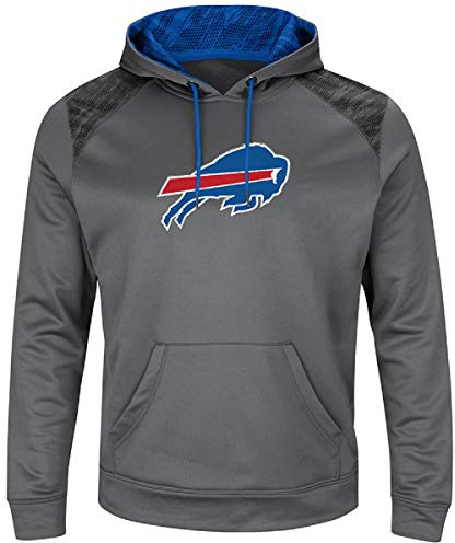 Buffalo Bills Majestic NFL Armor 3 Men's Pullover Hooded Sweatshirt - Gray