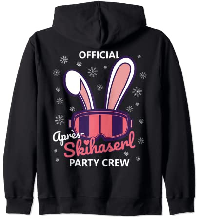 Official Après Skihaserl Party Crew Après-Ski Team Kapuzenjacke