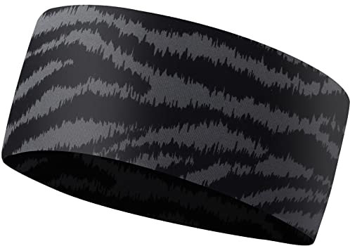 Stirnband Sport - Breit Schweißband Stirn für Herren und Damen, Schnelltrocknend Ohrenschützer Haarband für Fitness Joggen Laufen Rad Wandern Tennis und Yoga