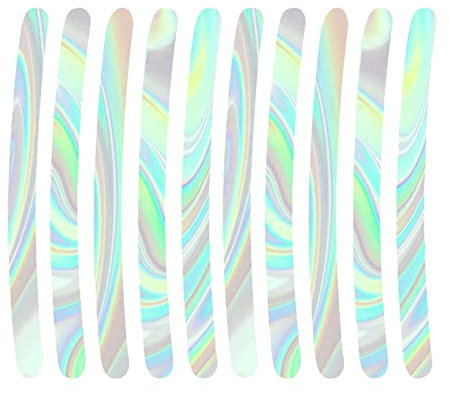 PROPFE Felgenband, reflektierende Streifen, Aufkleber – Auto-Radnabe, reflektierender Aufkleber – Sicherheit, leuchtender, reflektierender Streifen, Autoreifen, Felgenaufkleber, Radaufkleber, Fahrrad