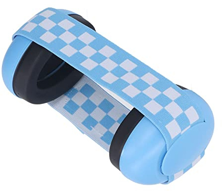 Protezione per le Orecchie del Bambino per Neonati (Bambino Entro Due mesi) Cuffie con Cancellazione del Rumore per Viaggiare nel Sonno (Blu)