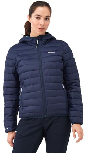 Regatta Marizon Veste d'hiver chaude à capuche pour femme, Bleu marine, 40