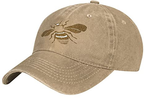 501 Biene Damen Herren Baseball Kappen Vintage Cotton Cap Reine Farbe Denim Hut Baseball Kappe Mütze Für Angeln Sport Golf