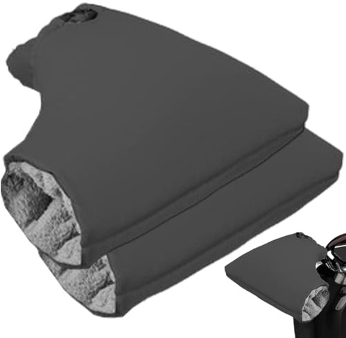 Gwtdtoad Lenkerstulpen Motorrad Lenker Handschuhe Fahrradlenker Handschuhe Winddichte Winter Motorrad Handwärmer Mit Reflektorstreifen Für Radfahren Im Winter, 30 X 35 cm