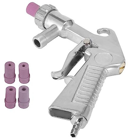 Vvikizy Handheld Sandblaster, Pneumatic Sand Blaster Sandblasting Machine Sand Blaster Kit Sand Blaster for Pressure Washer Sandblasting Machine for Abrasive Sand Blasting Derusting