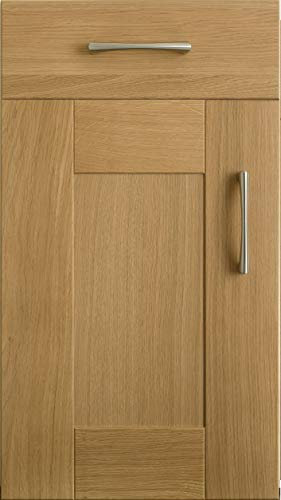 Oak Shaker Kitchen Unit Cupboard Door Standard Size (355mm x 595mm) Solid Wood Construction for Quality and Durability Easy Installation and Stylish Upgrade for Cabinets Enhance Your Kitchen